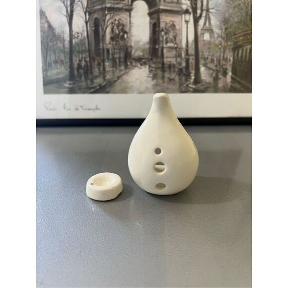 Ceramic Tear Drop Shaped Incense Holder - Picture 1 of 8